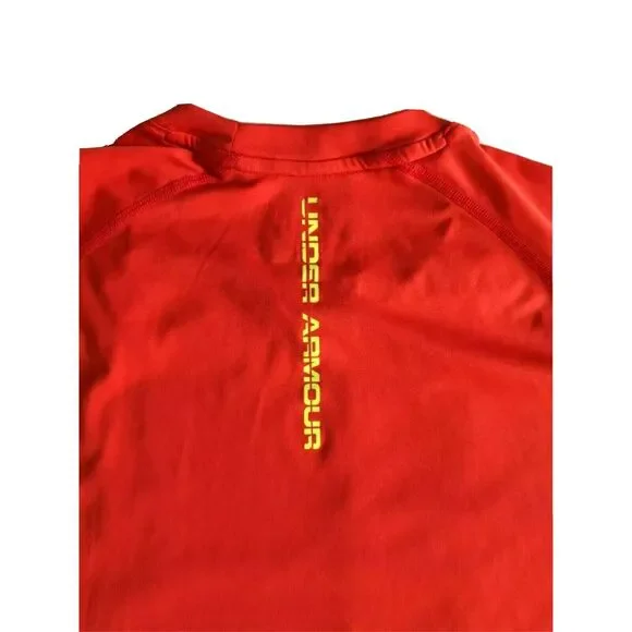Under Armour Men's Shirt Heat-gear Short‎ Sleeve Tee Size M PIT TO PIT 22 IN - Picture 4 of 4